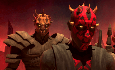 Maul and Savage in The Clone Wars TV show