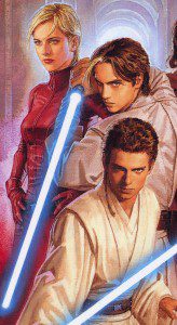 Jedi Master Siri Tachi with her apprentice, Ferus Olin and Anakin Skywalker
